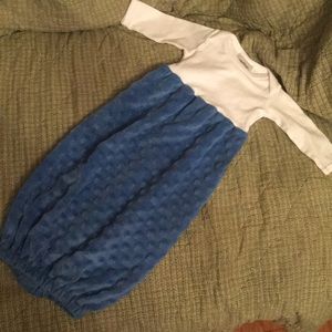 Baby Girls 0-3m Minky Gown
